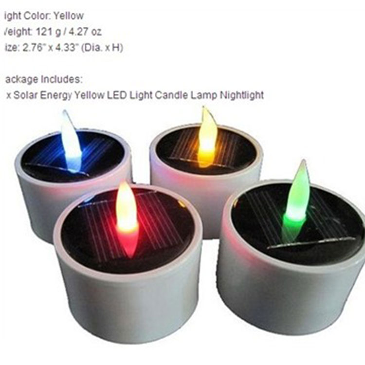 Solar Powered Tea Lights Candles For Outdoor Use