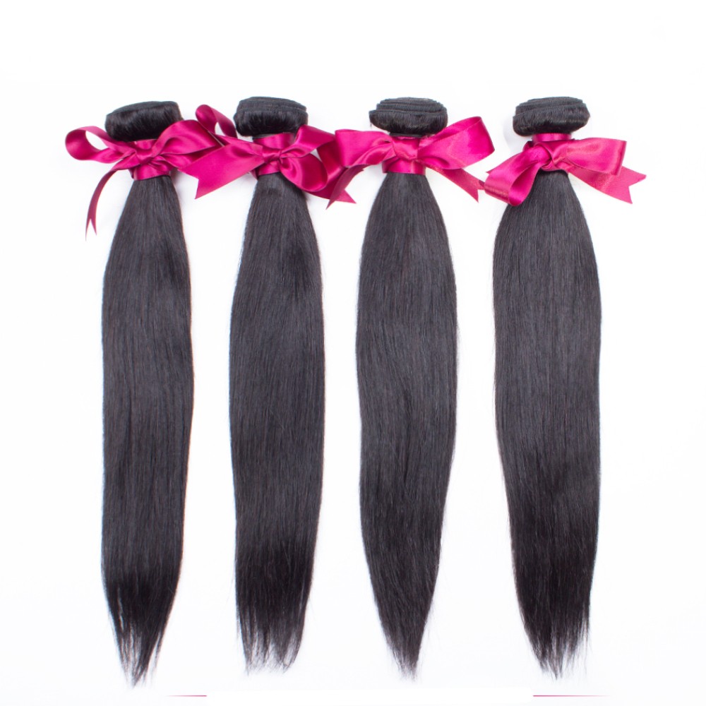 Straight hair 360 frontal full lace with bundles Human Hair lace frontal Brazilian human hair bundle with frontal