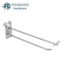 Double Prong Slat Wall Hook for Supermarket Equipment