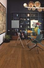 Click lock Solid carbonized strand woven bamboo flooring