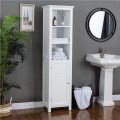 Bathroom Cabinets 5 Tier Storage Shelf Wood Cabinet