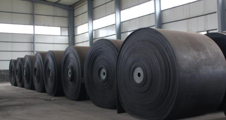 Direct sale of rubber conveyor belt fabric spiral conveyor belt