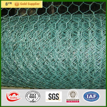 Top quality galvanised chicken wire 50mm holes,green wire mesh fencing