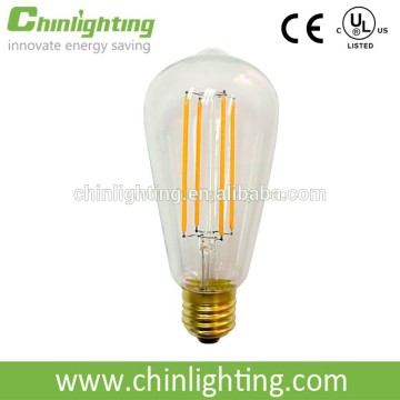 Dimmable Edison Led filament Light Bulb UL CUL DLC Listed