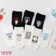 Unique Doraemon Stockings for Versatile Boat Socks