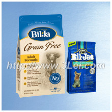 Solvent free quad seal flat bottom pouch