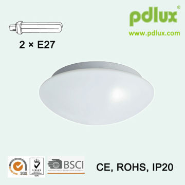 IP20,fluorescent lighting fixture with 5.8GHz microwave sensor