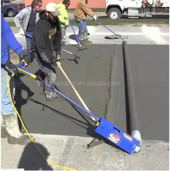 Pavimentador de cemento de losa de hormigón eléctrico