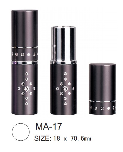 round aluminum lipstick