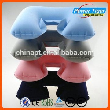 pvc flocking air neck pillow massaging leisure pillow