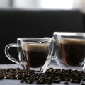 heart-shaped Double Wall Glass Cup Drinking Reusable Coffee Cup