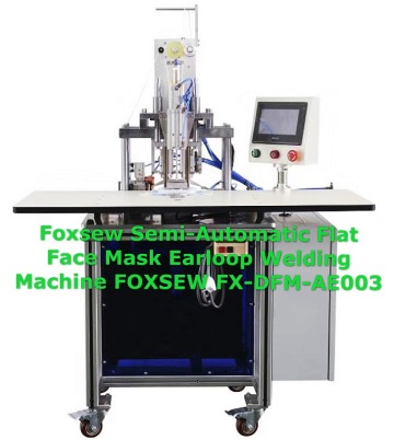 Semi-Automatic Flat Face Mask Earloop Welding Machine