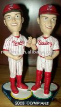 polyresin baseball double bobblehead bobble heads