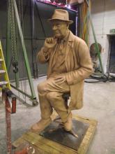 Infamous Preston artist strikes bronze sculpture BS024A