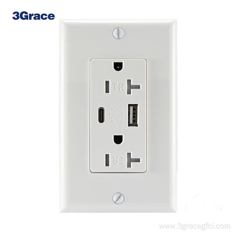 ETL USB wall socket Type C 4.2A output