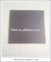 Reinforced graphite sheet/ panel with tanged metal insert