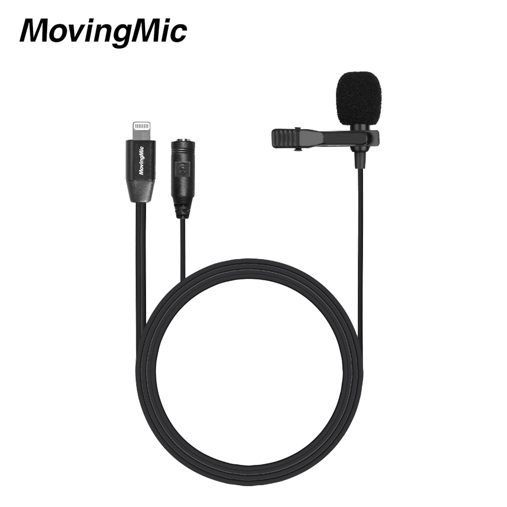 Factory Custom Lavalier Condenser Smart Microphone For Iphone Recording