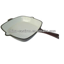cast iron enamel pan