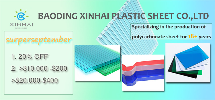 Lexan Blue Green Polycarbonate Solid Sheet 12mm