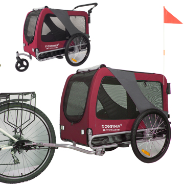 OEM Quality Outdoor Pet Bicycle Trailer for Dogs
