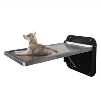 Veterinary stainless Steel Folding Wall mounted folded table
