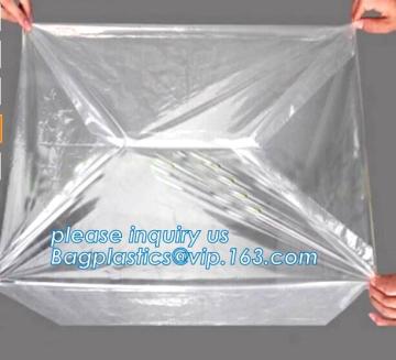 LDPE / HDPE Box Liner/Carton Liner, Custom huge bag for box liner, clear plastic inner box liner/square bottom liner