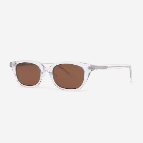 Retro narrow Acetate Unisex Sunglasses