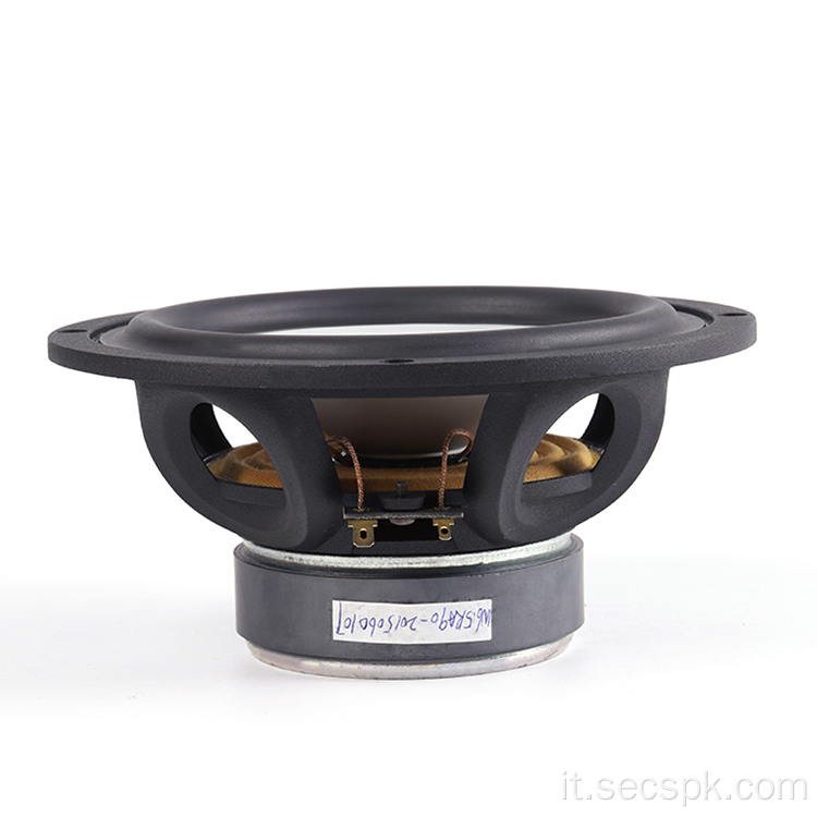 Altoparlante per woofer a cono in alluminio da 6,5 ​​&quot;