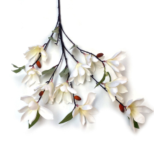 JH Factory Wholesale Artificial Magnolia Bouquets in All Colors for Decoration