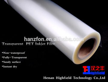 Silk Screen PET Base Printed Materials For Dye and Pigment ink