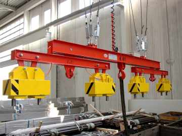 A Crane with Electromagnet