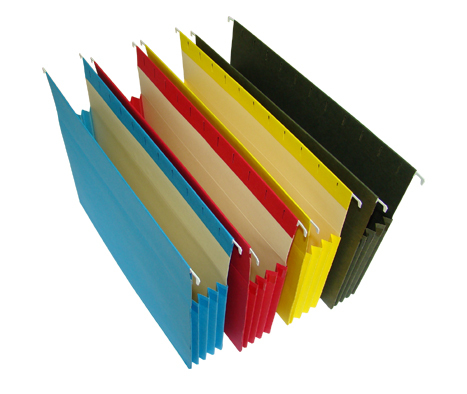 Colorful Paper Hanging File