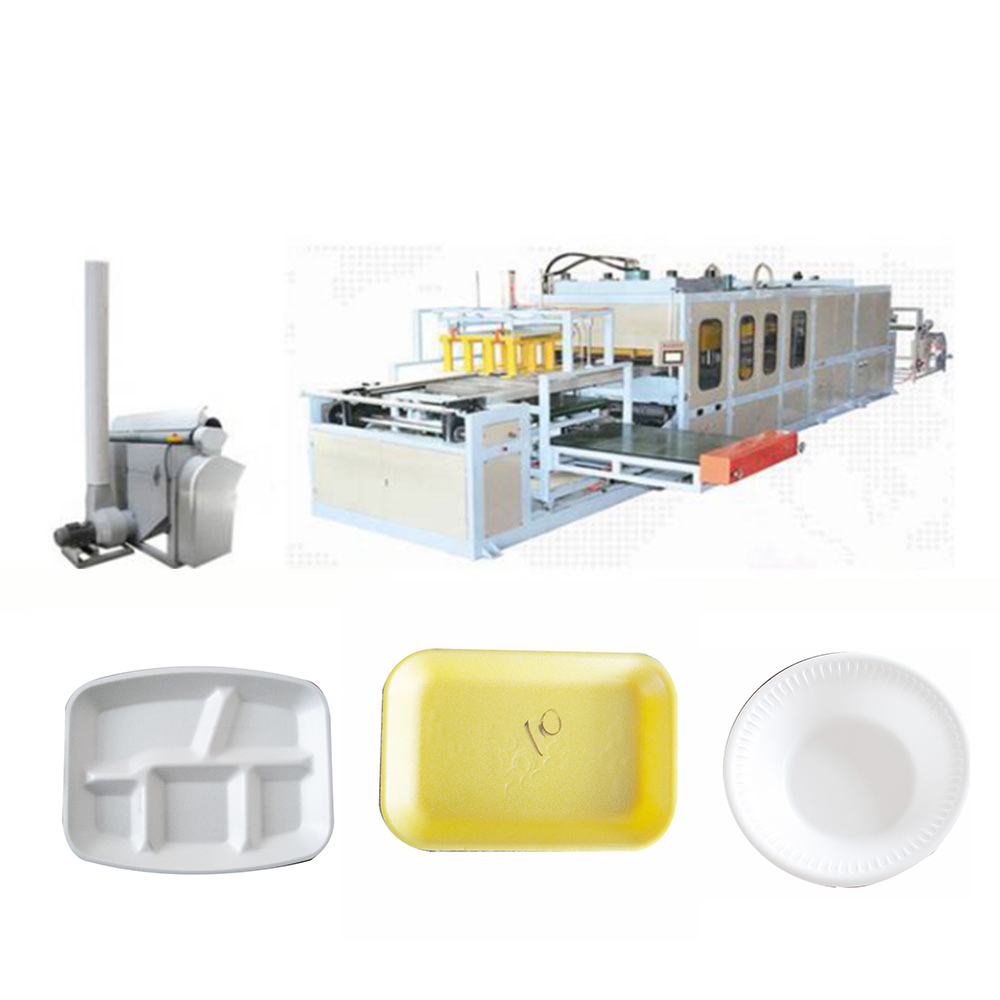 Factory direct sale PS foam lunch box plate container making machine