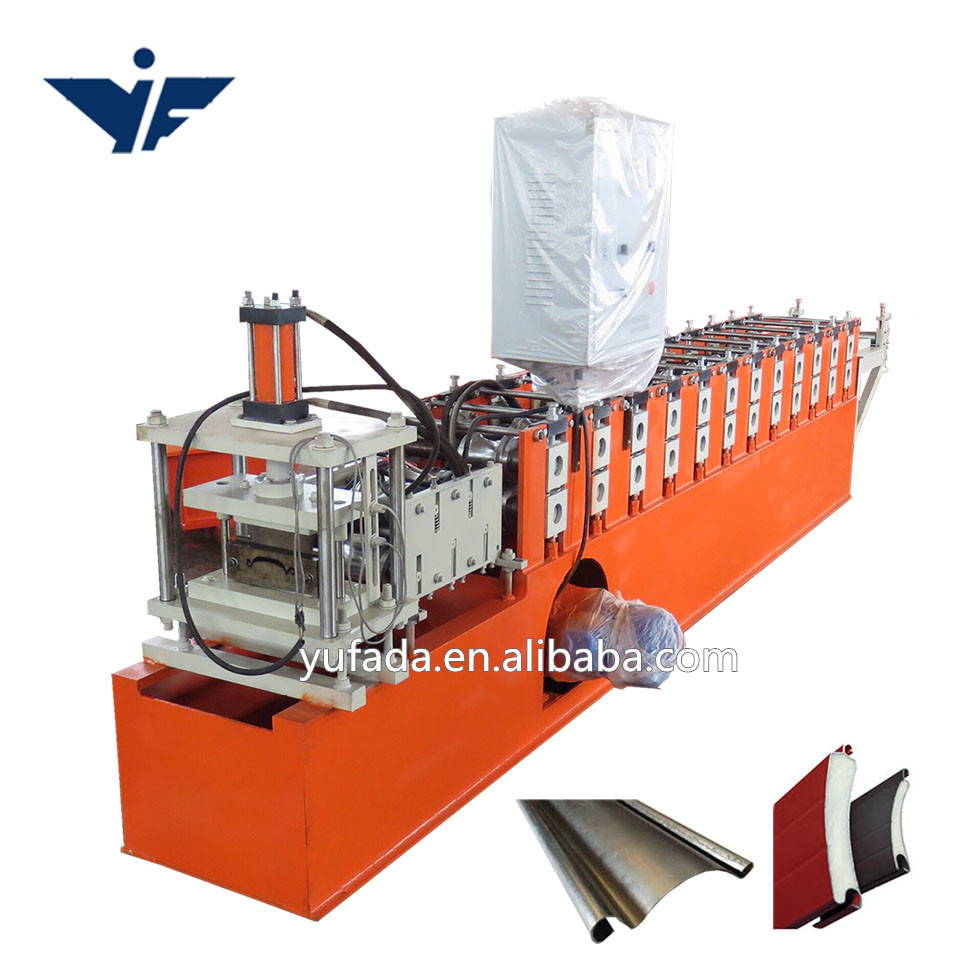 YUFA 2021 Shutter door machine shutter tile making machine rail guide roll forming machine