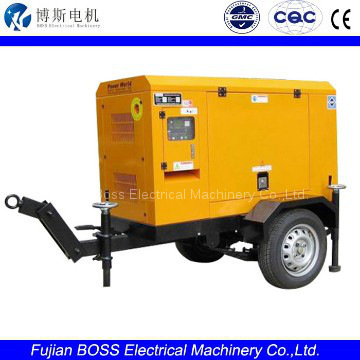 BOSS 16KW/20KVA 60HZ QUANCHAI diesel Trailer type mobile generator