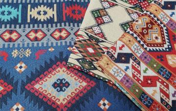 Upholstery Woven Small Mat Fabric for Room Decorations