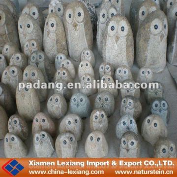 padang stone owl sculpture