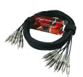 DMB série multi-canal stade serpent câble Jack stéréo fiche XLR F