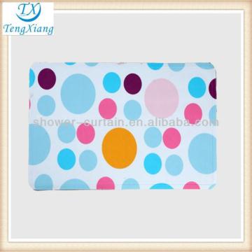 rubber loofah padded bath mat