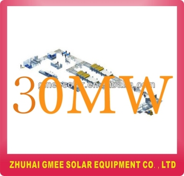 30MW PV module line turnkey solution