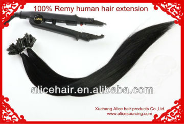 Best quality indian remy fusion human hair extension