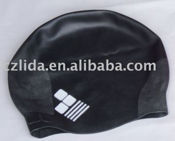Wrinkle-free silicone swim cap