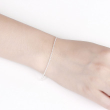Wholesale 925 silver curb chain bracelet