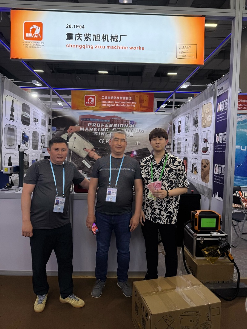 Chuke Intelligent shines at the Canton Fair, and its laser marking machine series products set off a global purchasing boom