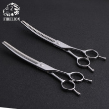 Professional 440C Stainless Steel Pet Shark Teeth Shears for Grooming