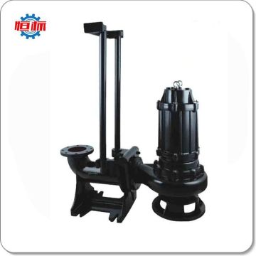Double-Blade Impeller Sewage Submersible Pump with Automatic Coupling