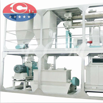 Floating fish feed production line