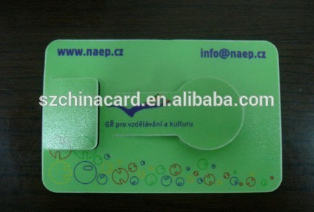 Hot sell high quality manufacturer High Quality Super Market Plastic PP Coin Card