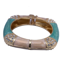 Men Stainless Steel Wan Shape Petrol Dripping Bracelet