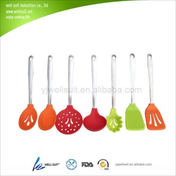 high quality colorful silicone kitchen utensils